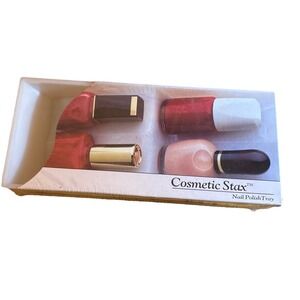 Cosmetic Staz Neatnix‎ Organizer Makeup Tray Drawer Stackable White